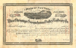 Utica, Chenango and Suspuehanna Valley Railway Co.